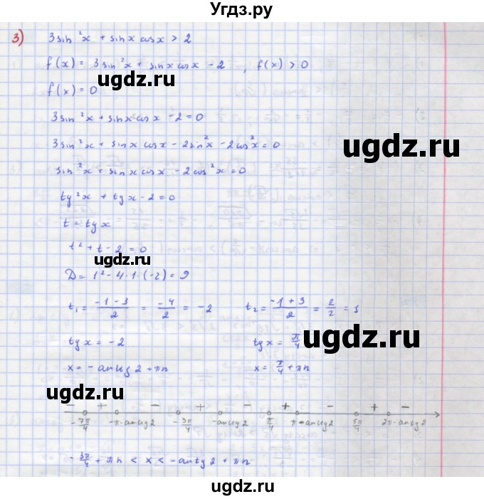 ГДЗ (Решебник) по алгебре 11 класс Колягин Ю.М. / упражнение-№ / 94(продолжение 2)