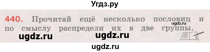 ГДЗ (Учебник) по русскому языку 4 класс М.С. Соловейчик / упражнение / 440