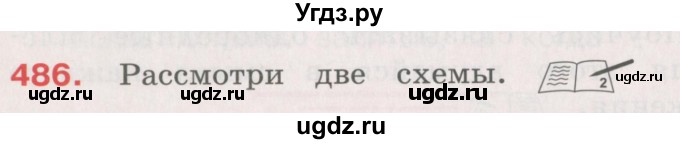 ГДЗ (Учебник) по русскому языку 4 класс М.С. Соловейчик / упражнение / 486