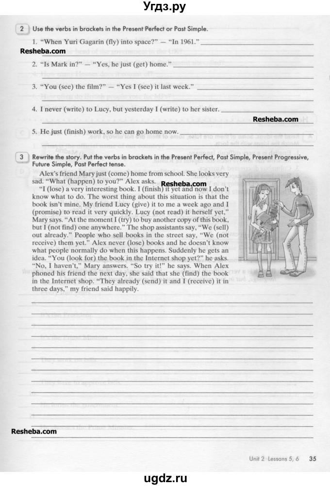 ГДЗ (Учебник) по английскому языку 8 класс (рабочая тетрадь Happy English) Кауфман К.И. / часть 1. страница номер / 35