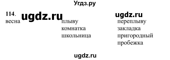 ГДЗ (Решебник к учебнику 2016) по русскому языку 5 класс Рыбченкова Л.М. / упражнение / 114