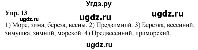 ГДЗ (Решебник к учебнику 2020) по русскому языку 5 класс Рыбченкова Л.М. / упражнение / 13