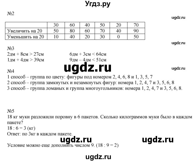 ГДЗ (Решебник к учебнику 2019) по математике 2 класс Дорофеев Г. В. / часть 1. страница / 141
