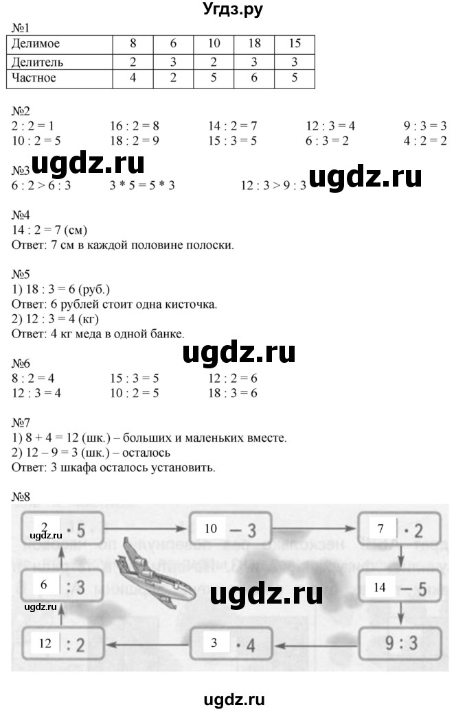 ГДЗ (Решебник к учебнику 2019) по математике 2 класс Дорофеев Г. В. / часть 1. страница / 96