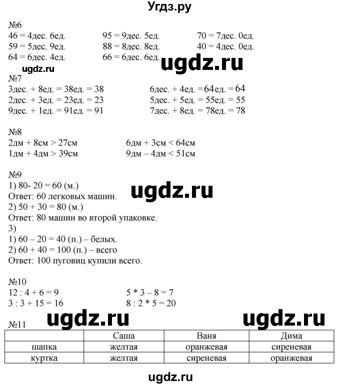 ГДЗ (Решебник к учебнику 2016) по математике 2 класс Дорофеев Г. В. / часть 1. страница / 117(продолжение 2)