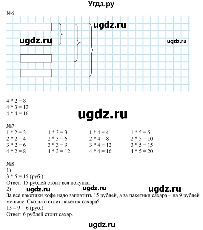 ГДЗ (Решебник к учебнику 2019) по математике 2 класс Дорофеев Г. В. / часть 1. страница / 54(продолжение 2)