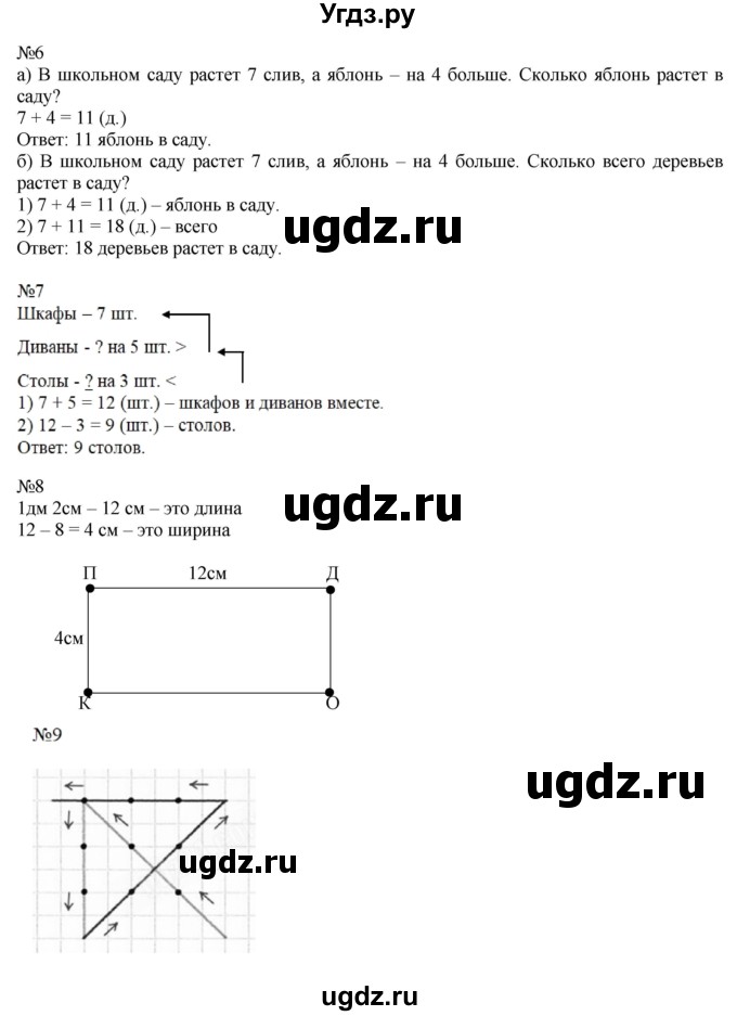 ГДЗ (Решебник к учебнику 2019) по математике 2 класс Дорофеев Г. В. / часть 1. страница / 85(продолжение 2)