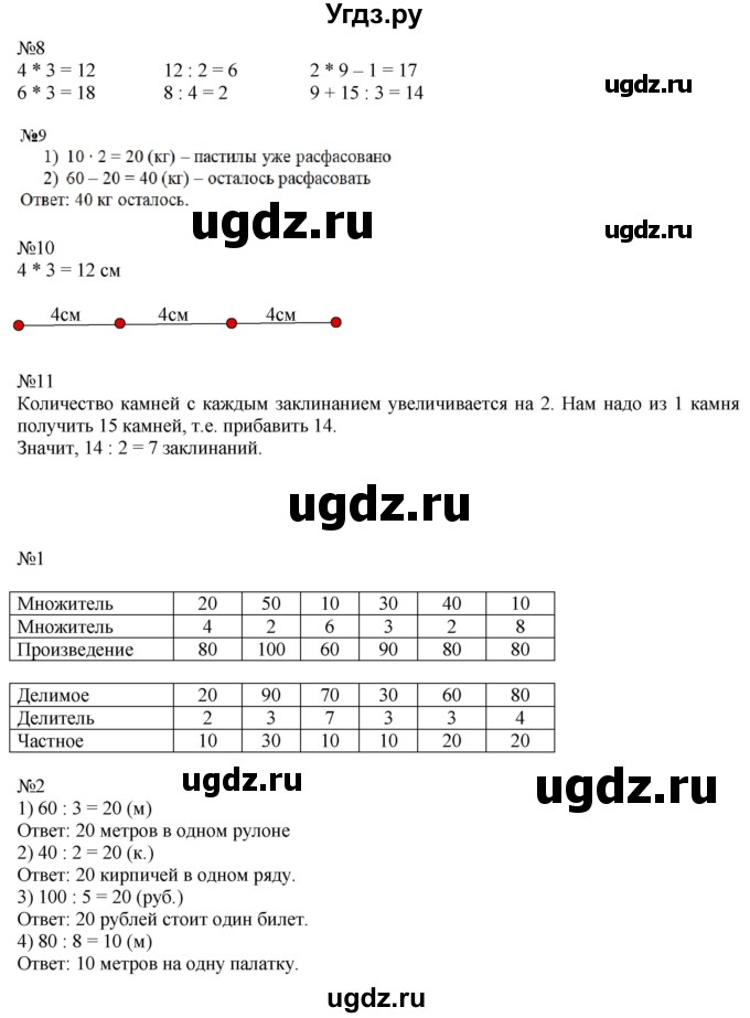 ГДЗ (Решебник к учебнику 2019) по математике 2 класс Дорофеев Г. В. / часть 2. страница / 10