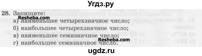 ГДЗ (Учебник) по математике 5 класс (сборник  задач и упражнений) Гамбарин В.Г. / упражнение номер / 28