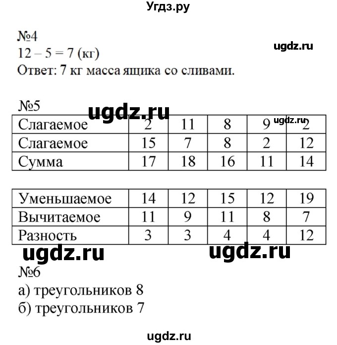 ГДЗ (Решебник к тетради 2020) по математике 2 класс (рабочая тетрадь) Дорофеев Г. В. / часть 1 (страница) / 12-13(продолжение 4)