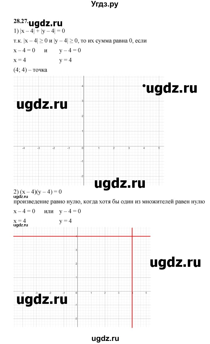 ГДЗ (Решебник к учебнику 2022) по алгебре 7 класс Мерзляк А.Г. / § 28 / 28.27