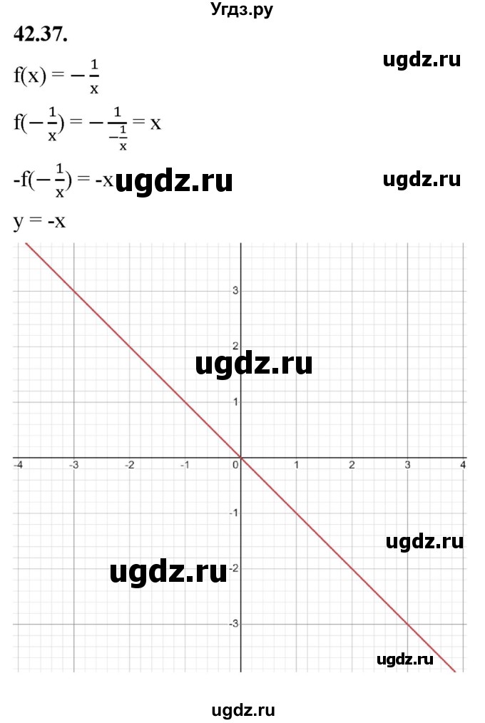 ГДЗ (Решебник к учебнику 2022) по алгебре 7 класс Мерзляк А.Г. / § 42 / 42.37