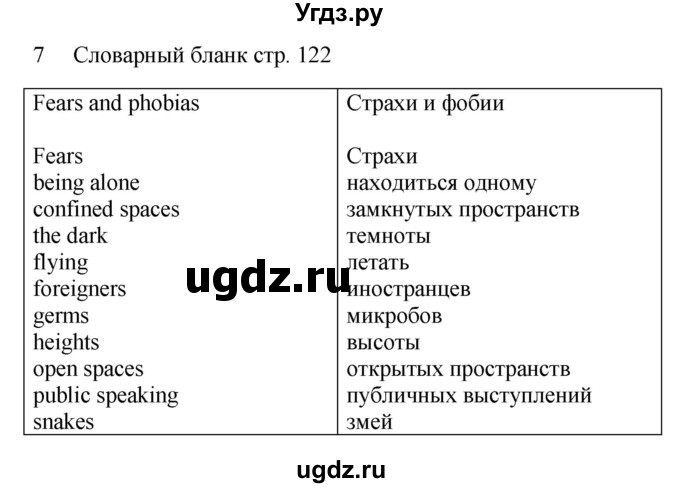 ГДЗ (Решебник 2016) по английскому языку 9 класс (рабочая тетрадь) Комарова Ю.А. / страница / 122
