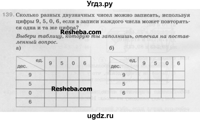 ГДЗ (Учебник) по математике 5 класс Истомина Н.Б. / упражнение номер / 139