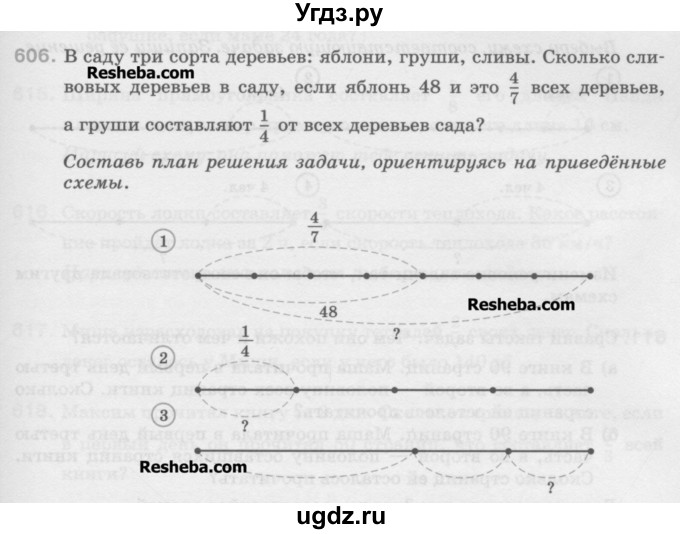 ГДЗ (Учебник) по математике 5 класс Истомина Н.Б. / упражнение номер / 606