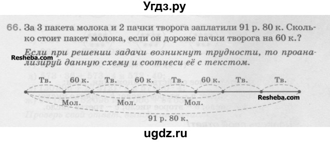 ГДЗ (Учебник) по математике 5 класс Истомина Н.Б. / упражнение номер / 66