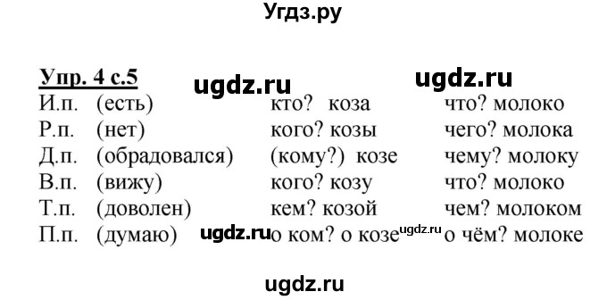 ГДЗ (Решебник) по русскому языку 3 класс А.В. Полякова / часть 2 (номер) / 4