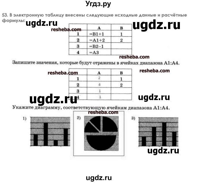 ГДЗ (решебник) по информатике 7 класс (икт рабочая тетрадь) Л.Л. Босова / глава 2 номер / 53