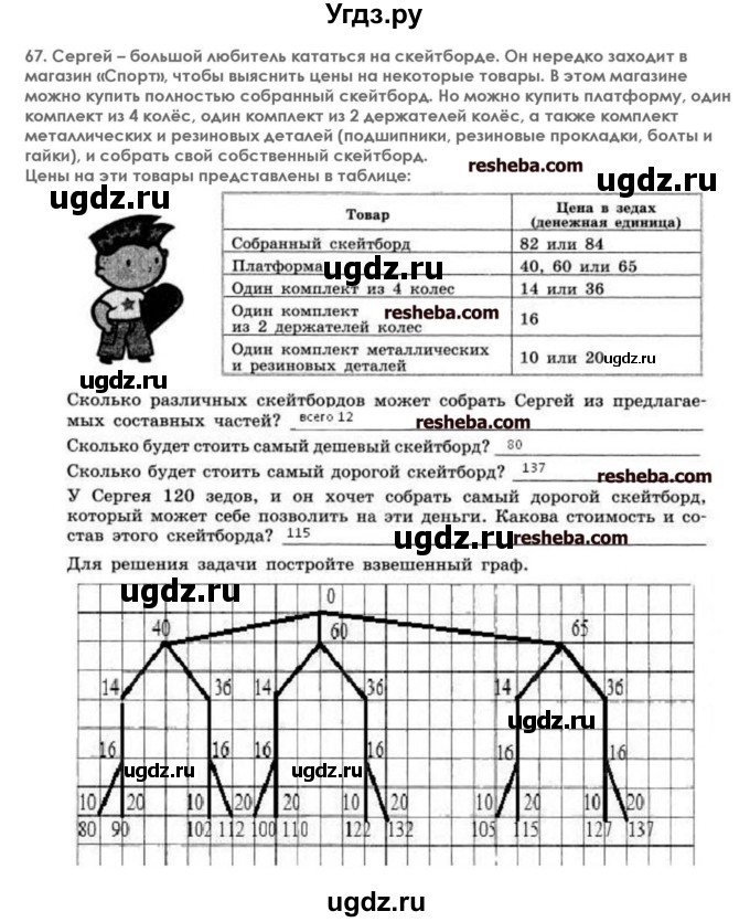 ГДЗ (решебник) по информатике 7 класс (икт рабочая тетрадь) Л.Л. Босова / глава 2 номер / 67