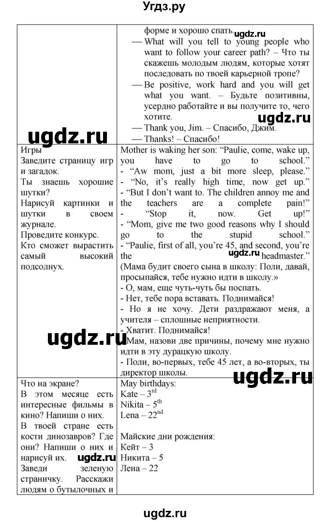 ГДЗ (Решебник) по английскому языку 4 класс (Forward) Вербицкая М.В. / часть 2. страница номер / 64(продолжение 3)