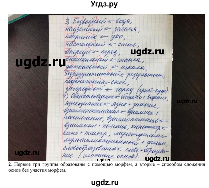 ГДЗ (Решебник к учебнику 2016) по русскому языку 7 класс Е.А. Быстрова / часть 1 / упражнение / 87 (87)(продолжение 2)