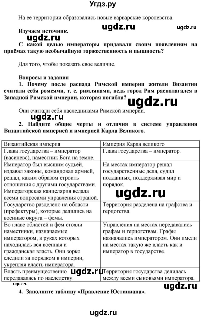 ГДЗ (Решебник) по истории 6 класс Искровская Л.В. / параграф-№ / 11(продолжение 2)