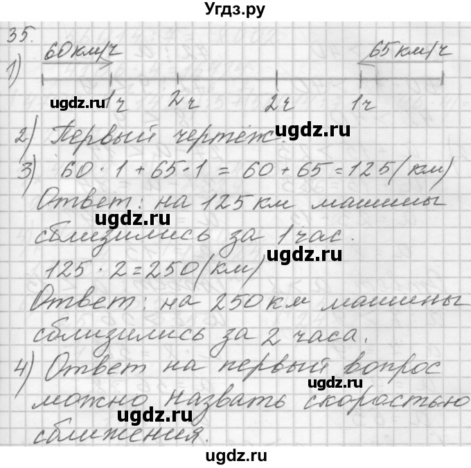 ГДЗ (Решебник) по математике 4 класс Аргинская И.И. / упражнение / 35