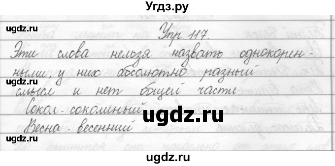 ГДЗ (Решебник) по русскому языку 2 класс Полякова А.В. / часть 2. упражнение / 117