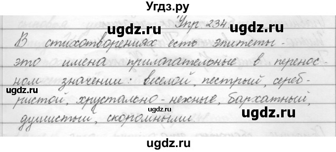ГДЗ (Решебник) по русскому языку 2 класс Полякова А.В. / часть 2. упражнение / 234