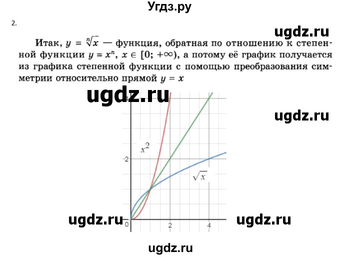 ГДЗ (Решебник к учебнику) по алгебре 11 класс (Учебник, Задачник ) Мордкович А.Г. / § 5 номер / 5.2