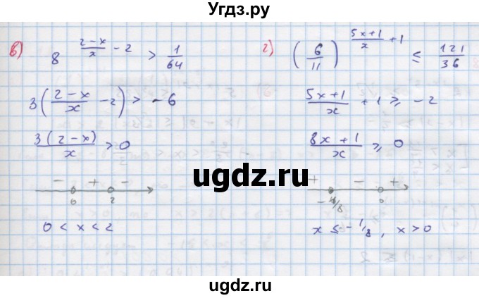 ГДЗ (Решебник к задачнику) по алгебре 11 класс (Учебник, Задачник ) Мордкович А.Г. / § 13 номер / 13.16(продолжение 2)
