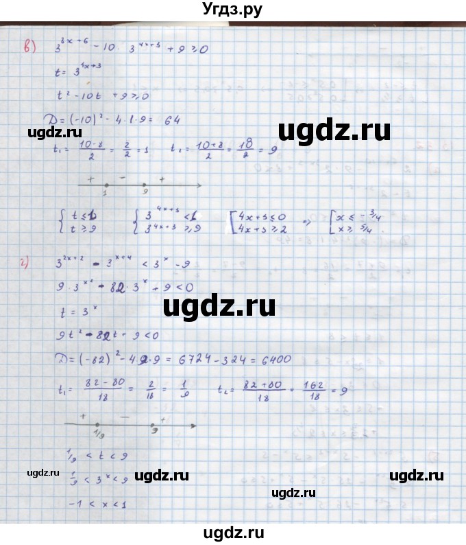 ГДЗ (Решебник к задачнику) по алгебре 11 класс (Учебник, Задачник ) Мордкович А.Г. / § 13 номер / 13.32(продолжение 2)