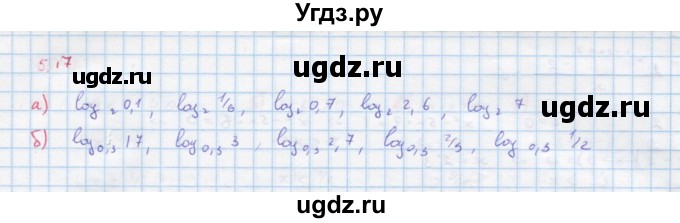 ГДЗ (Решебник к задачнику) по алгебре 11 класс (Учебник, Задачник ) Мордкович А.Г. / § 15 номер / 15.17