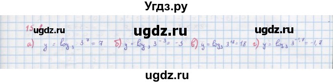 ГДЗ (Решебник к задачнику) по алгебре 11 класс (Учебник, Задачник ) Мордкович А.Г. / § 15 номер / 15.2