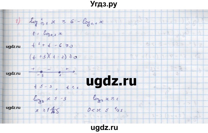 ГДЗ (Решебник к задачнику) по алгебре 11 класс (Учебник, Задачник ) Мордкович А.Г. / § 18 номер / 18.17(продолжение 2)