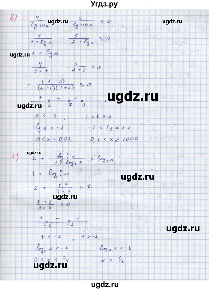 ГДЗ (Решебник к задачнику) по алгебре 11 класс (Учебник, Задачник ) Мордкович А.Г. / § 18 номер / 18.22(продолжение 2)