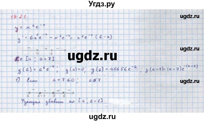 ГДЗ (Решебник к задачнику) по алгебре 11 класс (Учебник, Задачник ) Мордкович А.Г. / § 19 номер / 19.21