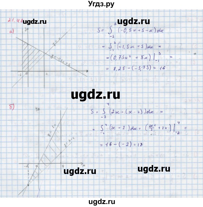 ГДЗ (Решебник к задачнику) по алгебре 11 класс (Учебник, Задачник ) Мордкович А.Г. / § 21 номер / 21.48