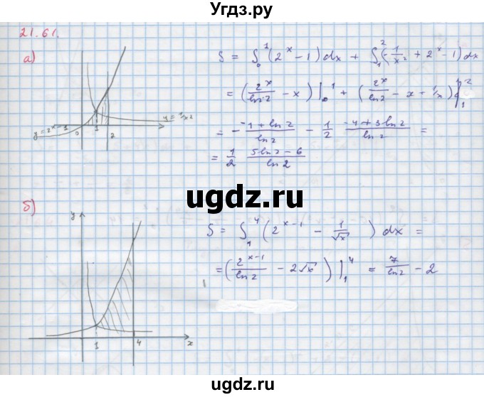 ГДЗ (Решебник к задачнику) по алгебре 11 класс (Учебник, Задачник ) Мордкович А.Г. / § 21 номер / 21.61