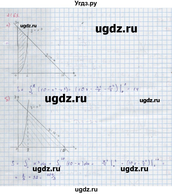 ГДЗ (Решебник к задачнику) по алгебре 11 класс (Учебник, Задачник ) Мордкович А.Г. / § 21 номер / 21.63