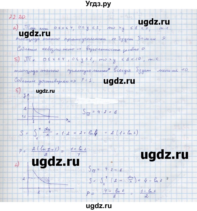 ГДЗ (Решебник к задачнику) по алгебре 11 класс (Учебник, Задачник ) Мордкович А.Г. / § 22 номер / 22.20