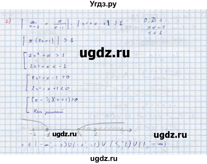 ГДЗ (Решебник к задачнику) по алгебре 11 класс (Учебник, Задачник ) Мордкович А.Г. / § 29 номер / 29.32(продолжение 3)