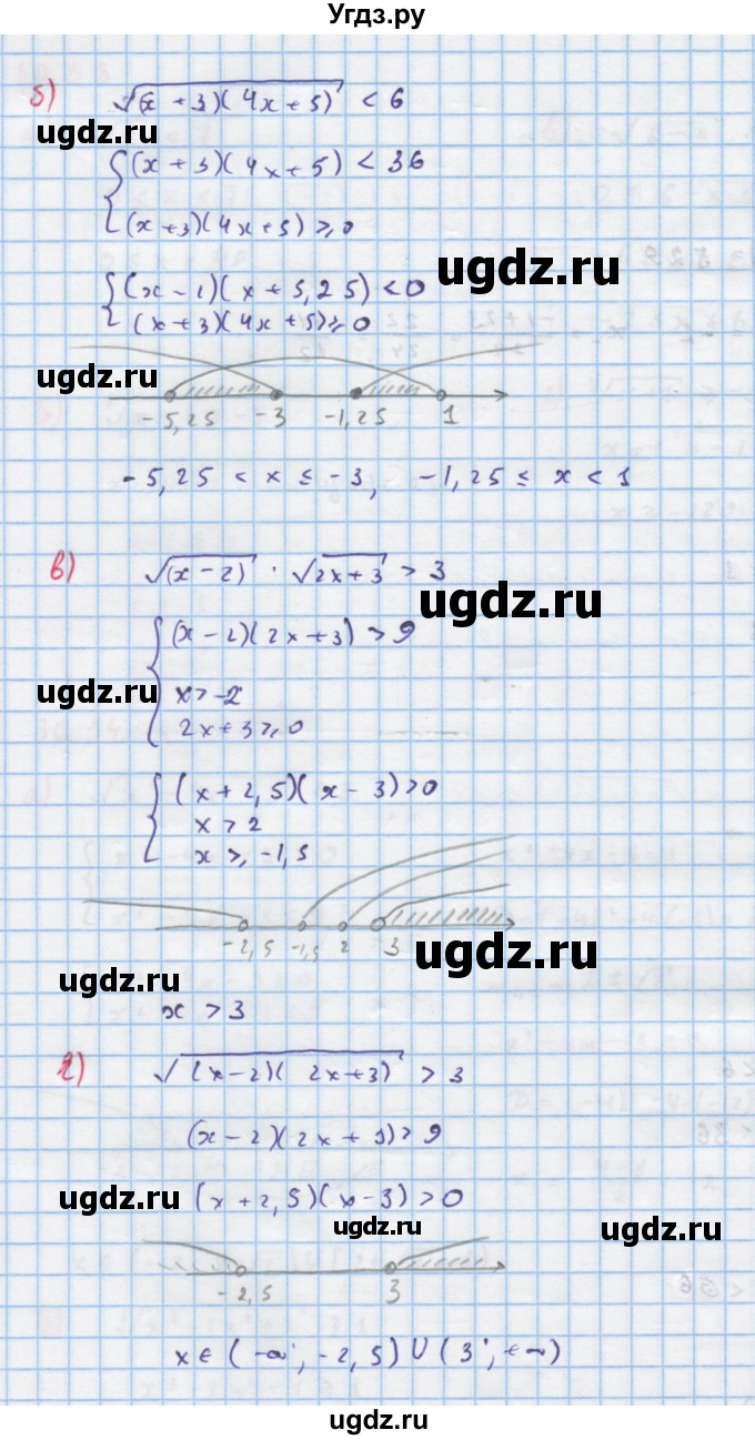 ГДЗ (Решебник к задачнику) по алгебре 11 класс (Учебник, Задачник ) Мордкович А.Г. / § 30 номер / 30.35(продолжение 2)