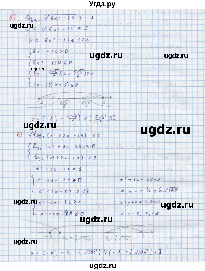 ГДЗ (Решебник к задачнику) по алгебре 11 класс (Учебник, Задачник ) Мордкович А.Г. / § 30 номер / 30.37(продолжение 2)