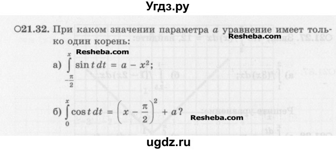 ГДЗ (Задачник) по алгебре 11 класс (Учебник, Задачник ) Мордкович А.Г. / § 21 номер / 21.32