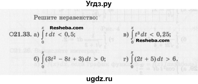ГДЗ (Задачник) по алгебре 11 класс (Учебник, Задачник ) Мордкович А.Г. / § 21 номер / 21.33