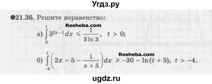ГДЗ (Задачник) по алгебре 11 класс (Учебник, Задачник ) Мордкович А.Г. / § 21 номер / 21.36