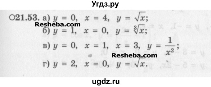 ГДЗ (Задачник) по алгебре 11 класс (Учебник, Задачник ) Мордкович А.Г. / § 21 номер / 21.53