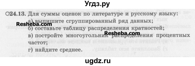 ГДЗ (Задачник) по алгебре 11 класс (Учебник, Задачник ) Мордкович А.Г. / § 24 номер / 24.13