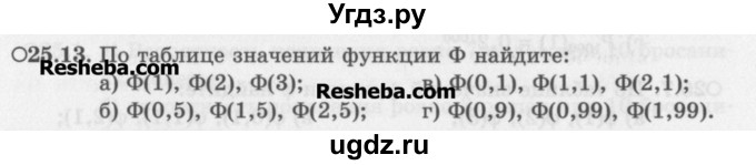 ГДЗ (Задачник) по алгебре 11 класс (Учебник, Задачник ) Мордкович А.Г. / § 25 номер / 25.13